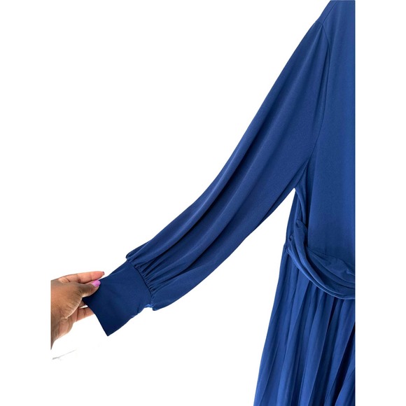 Eloquii Knot Front Pleated Skirt Dress Size 22 Style 124 7592 049 - Picture 7 of 14